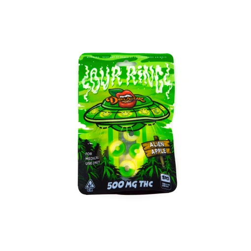 Devour Sour Rings 500mg Gummies