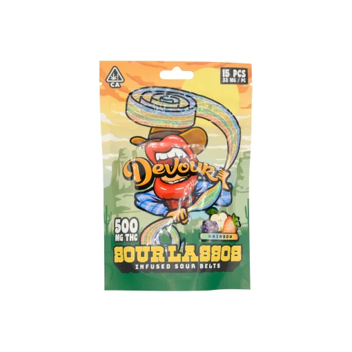 Devour Sour Lassos 500mg