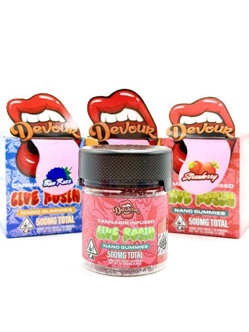 Devour Live Rosin Nano Gummies