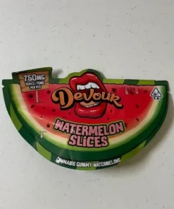Devour Watermelon Slices 750mg THC Gummies