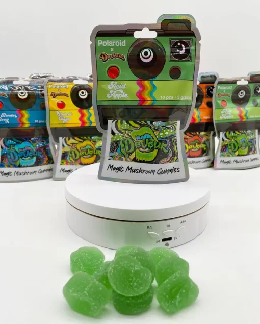 Devour X Polaroid Magic Mushroom Gummies
