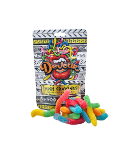 Devour High Crawlers 500mg Infused Sour Gummy Worms