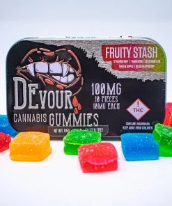 Devour Fruity Stash Gummies 100mg