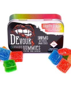 Devour Fruity Stash Gummies 100mg