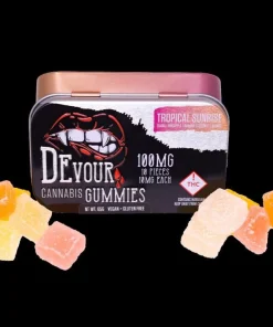 Devour Tropical Sunrise Gummies