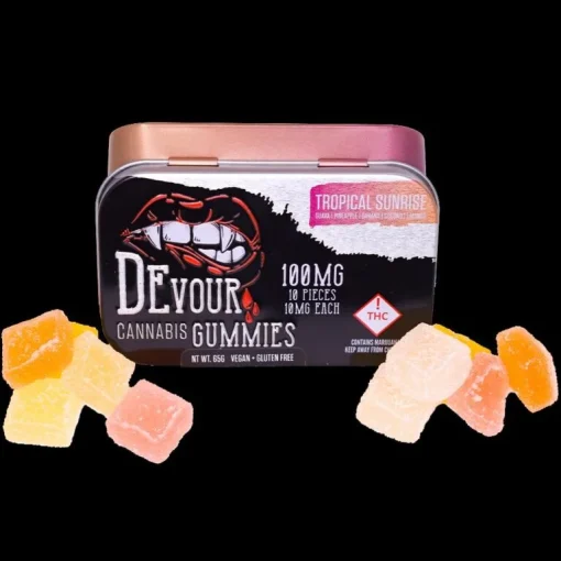 Devour Tropical Sunrise Gummies
