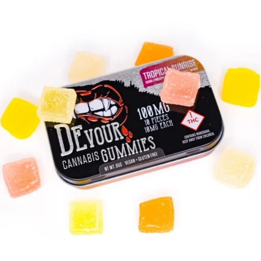 Devour Tropical Sunrise Gummies