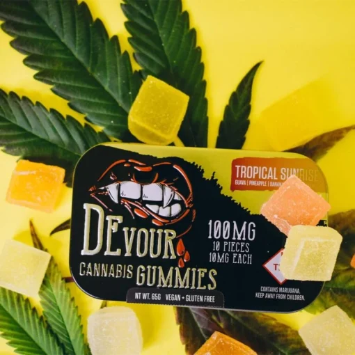 Devour Tropical Sunrise Gummies