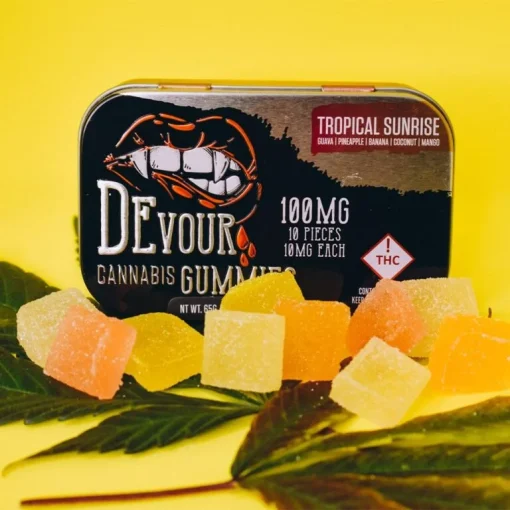 Devour Tropical Sunrise Gummies