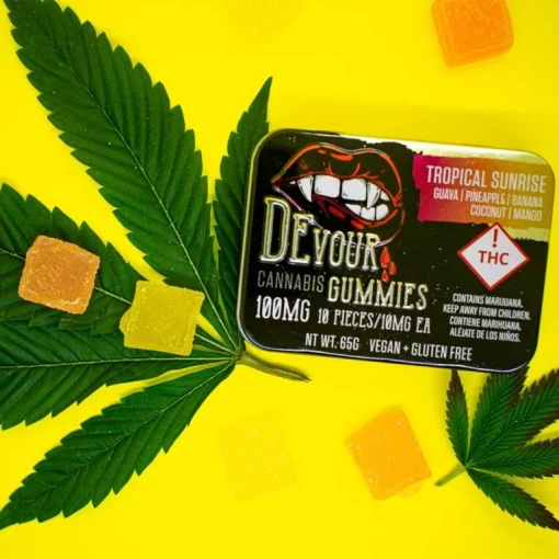 Devour Tropical Sunrise Gummies