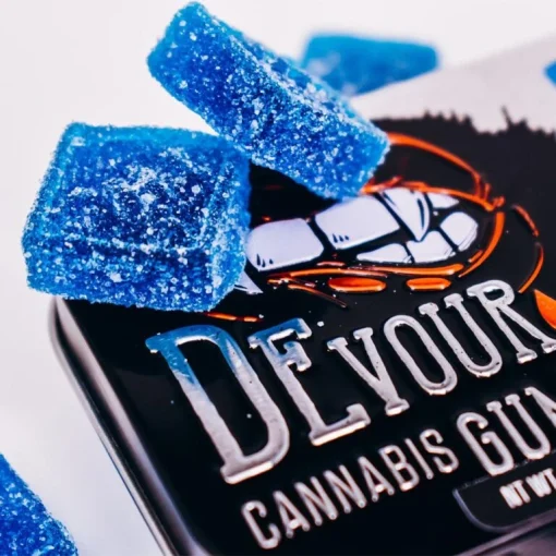 Devour Gummies Blue Raspberry 100mg