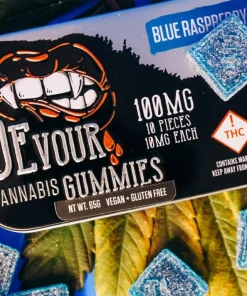 Devour Gummies Blue Raspberry 100mg
