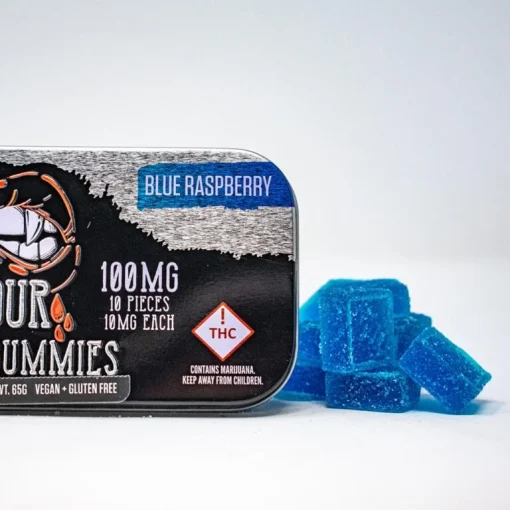Devour Gummies Blue Raspberry 100mg