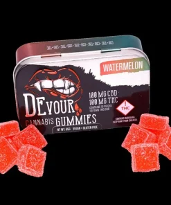 Devour Gummies Watermelon 1:1 THC:CBD