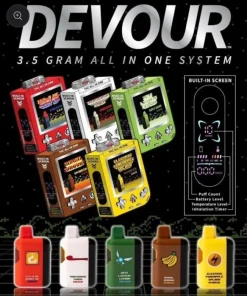 Devour Hey Listen Lemon 3.5g Vape