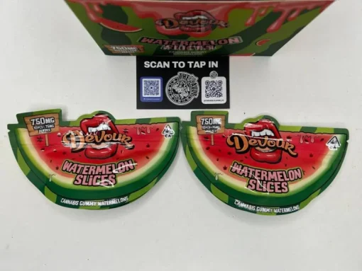Devour Watermelon Slices 750mg THC Gummies