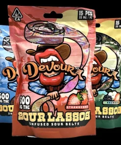Devour Sour Lassos 500mg