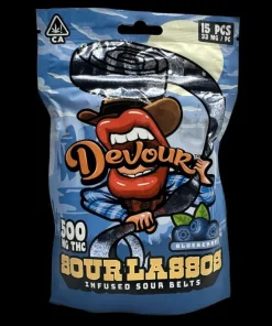 Devour Sour Lassos 500mg
