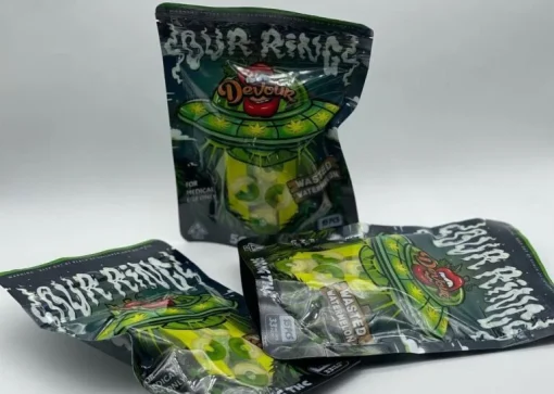 Devour Sour Rings 500mg Gummies
