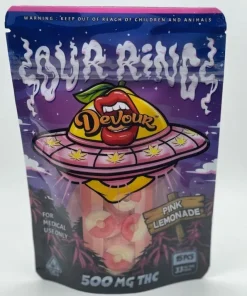 Devour Sour Rings 500mg Gummies