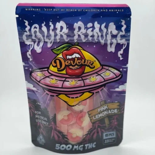 Devour Sour Rings 500mg Gummies