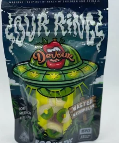 Devour Sour Rings 500mg Gummies