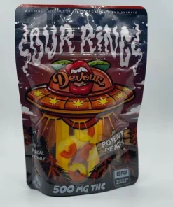 Devour Sour Rings 500mg Gummies