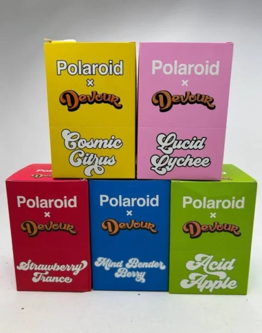 Devour X Polaroid Magic Mushroom Gummies