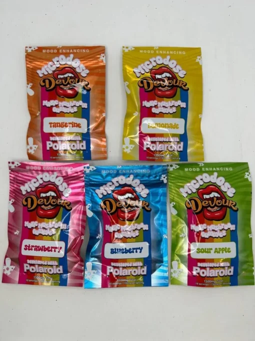 Devour X Polaroid Microdose Gummies