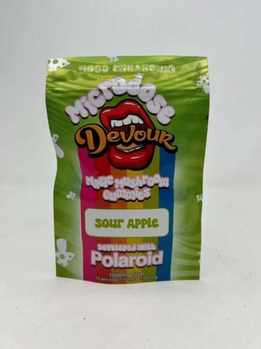 Devour X Polaroid Microdose Gummies