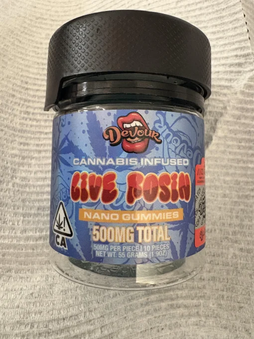 Devour Live Rosin Nano Gummies