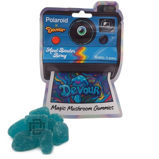 Devour X Polaroid Magic Mushroom Gummies