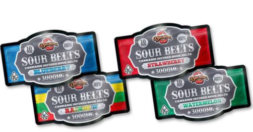 Devour Sour Belts 3000mg