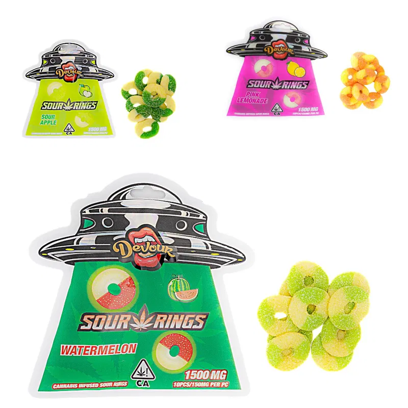 Devour Sour Rings – Watermelon (1500mg Devour Sour Rings – Watermelon (1500mg