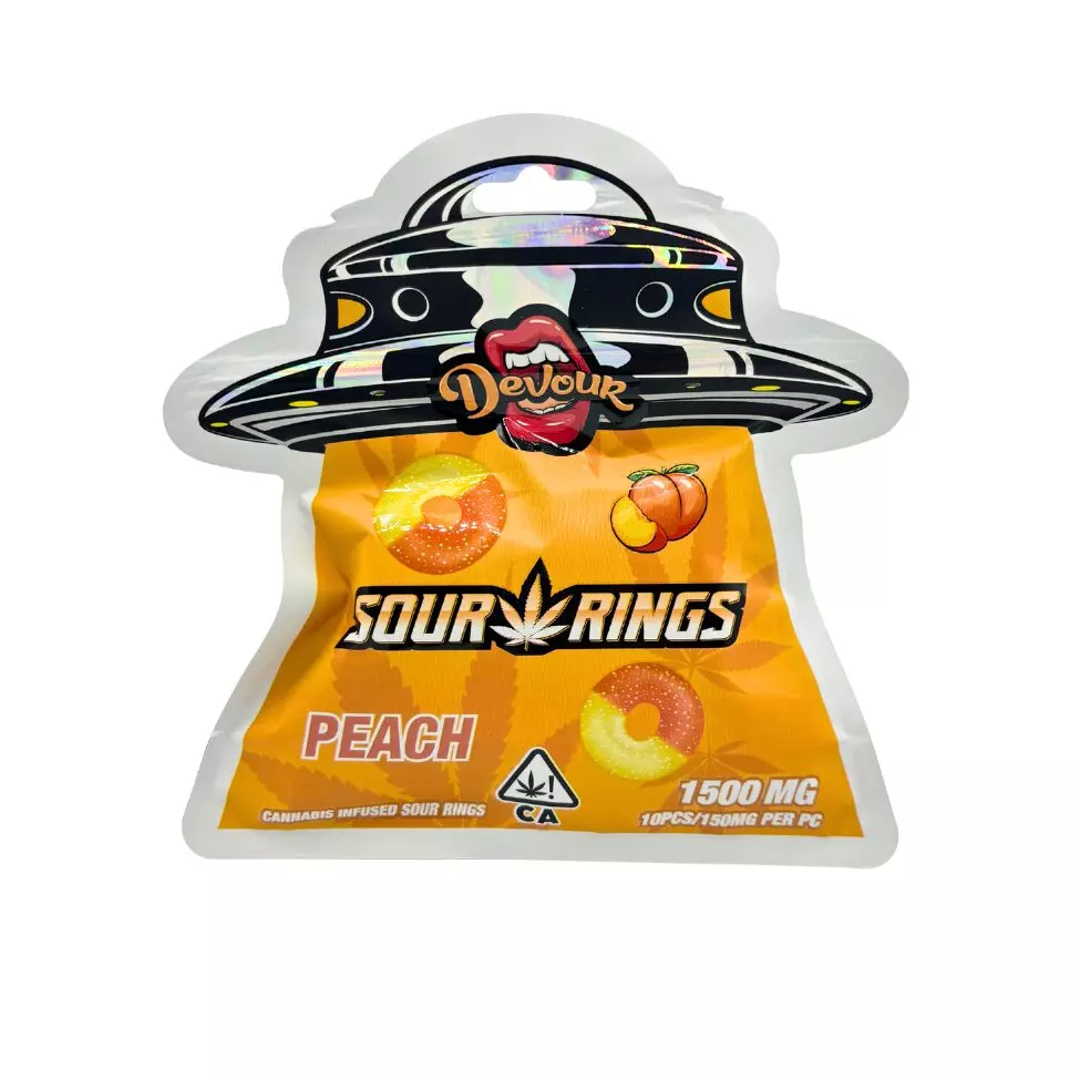 Devour Sour Rings – Watermelon (1500mg Devour Sour Rings – Watermelon (1500mg