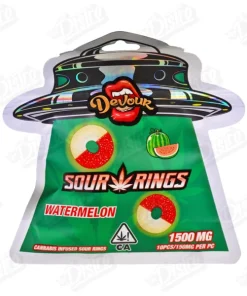 Devour Sour Rings – Watermelon (1500mg